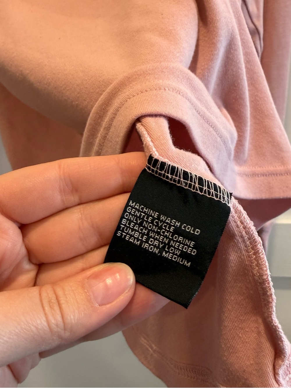 Long-Sleeve Turtleneck Shirt - Dusty Rose - Picture 6 of 8
